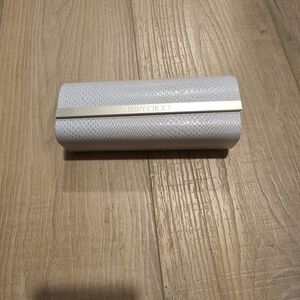 Jimmy Choo Silver and White Clutch